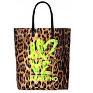 Roberto Cavalli Tote Bag Shopping Vogue Fashion Night Out Leopard Ltd Ed Y2K